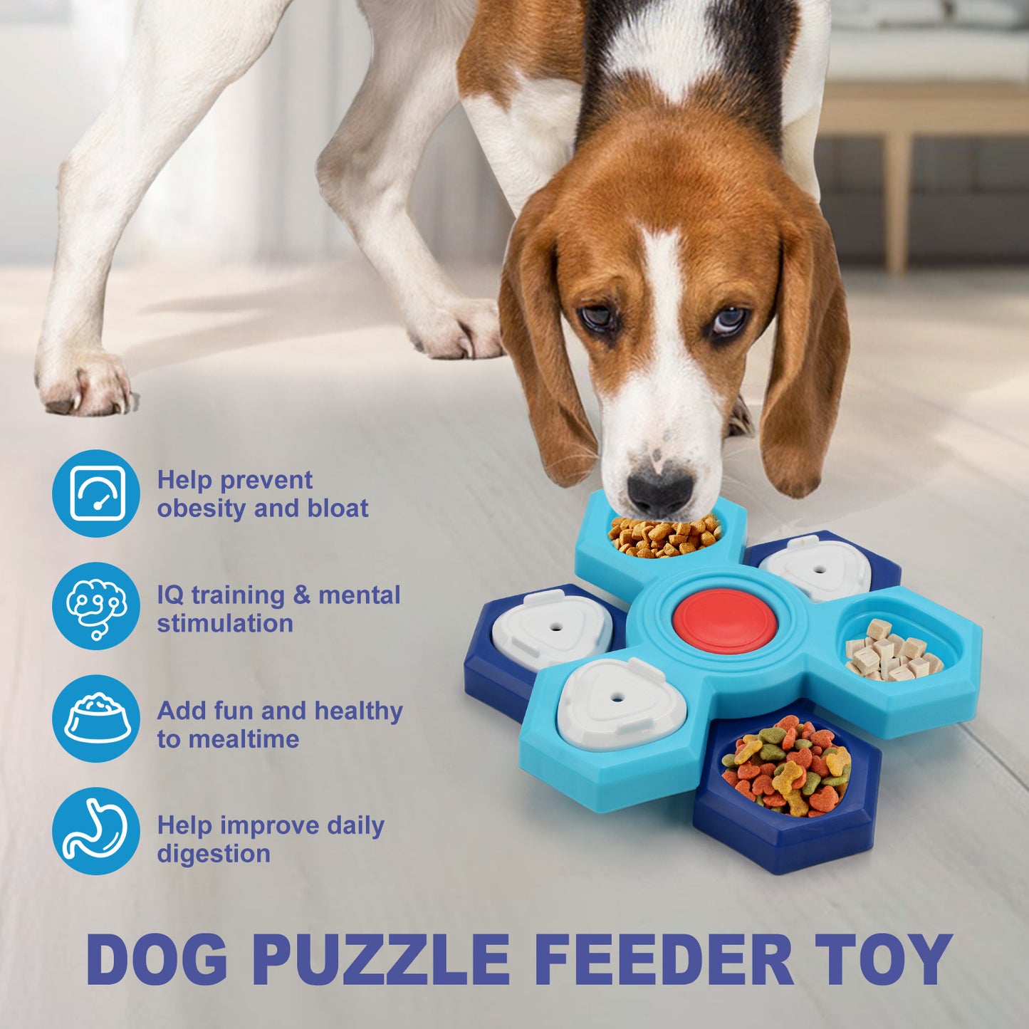 4-Layer Puzzle Slow Feeder for Dogs | Petora