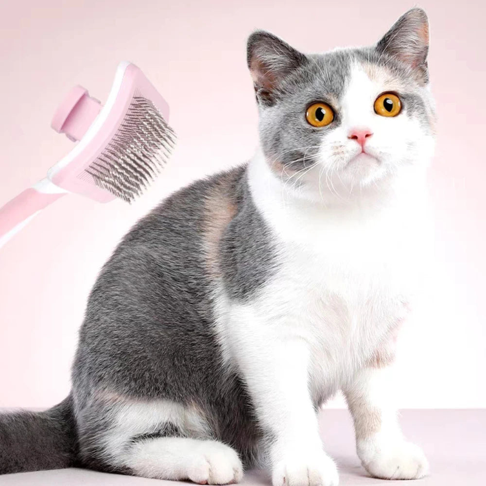 Self-Cleaning Slicker Brush | Petora